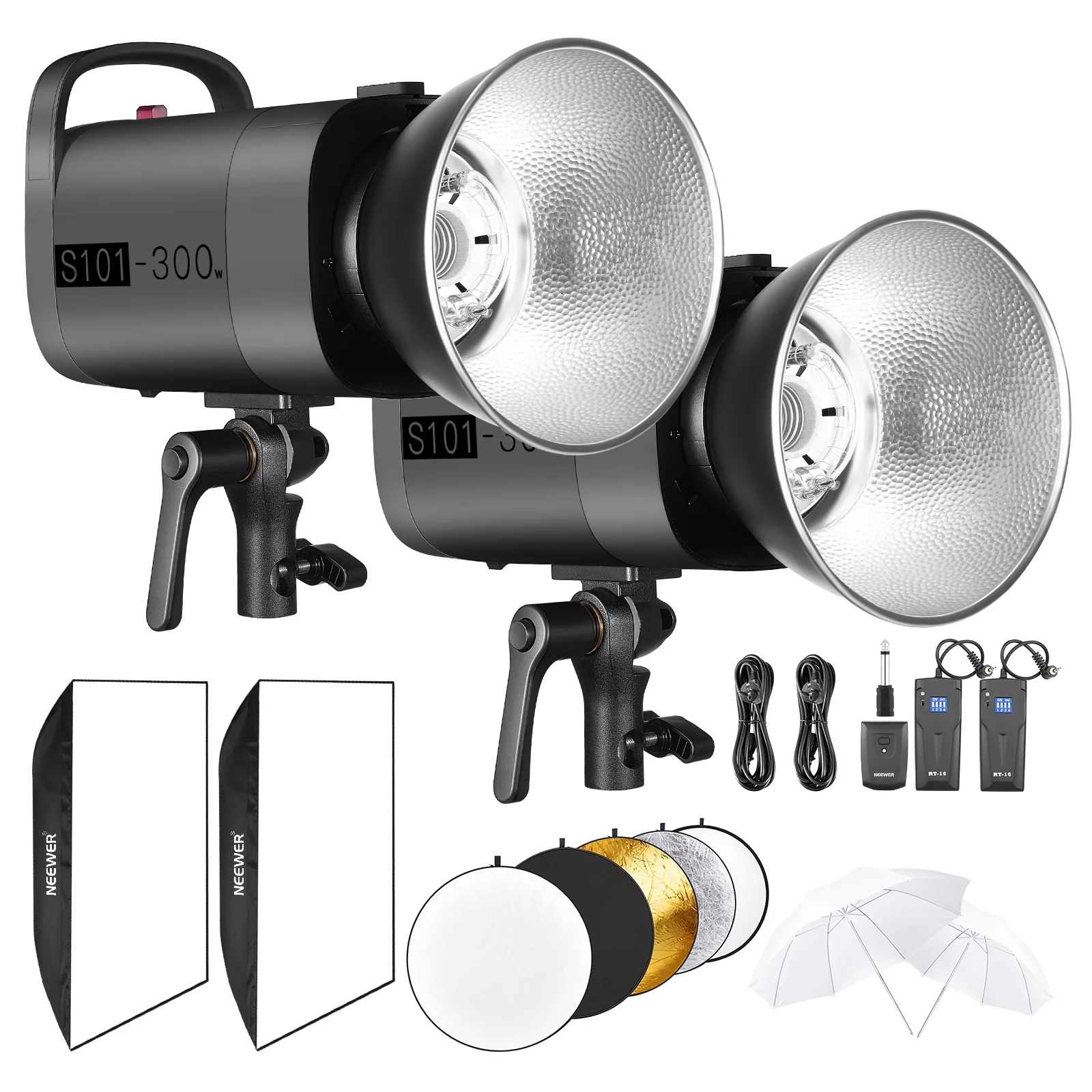 Neewer 300w 2024 studio strobe flash