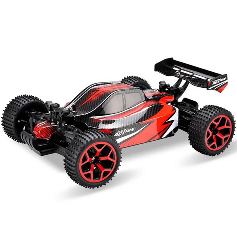 

Rechargeable 1/18 Offroad Rc Car Racing Fast Speed 2.4G Radio Control Rtr,Red