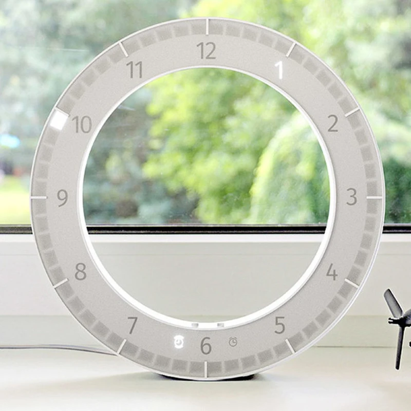  Usb LED Digital Wall Clock Modern Design Dual-Use Dimming Digital Circular Photoreceptive Clocks Fo - 4000096664682