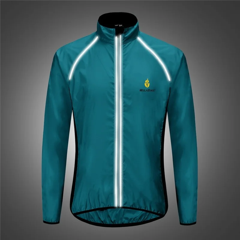 Ultralight Men Women Reflective Cycling Bike Jacket Men Women MTB Sports Jacket Windproof Waterproof Bicycle Wind Windbreaker