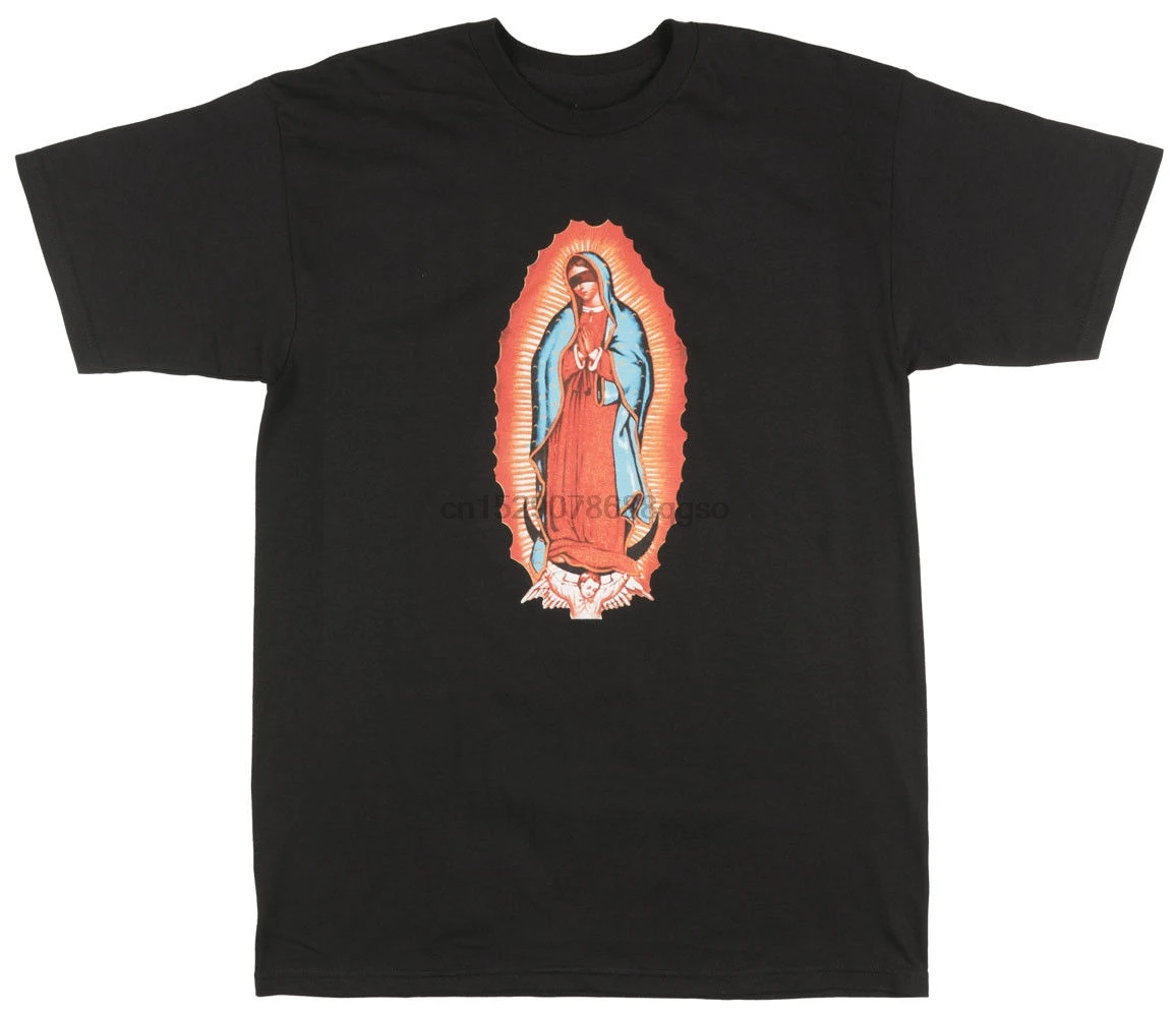 

BLACK SCALE VIRGIN MARY GUADELOUPE T-SHIRT MENS BLACK SCALE Cool Casual pride t shirt men Unisex Fashion tshirt free shipping