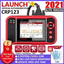 LAUNCH CRP123 OBD2 Scanner Engine/ABS/SRS/Transmission Car Diagnostic Tool, ABS Code Reader, SRS Scan Tool, Lifetime Free Update