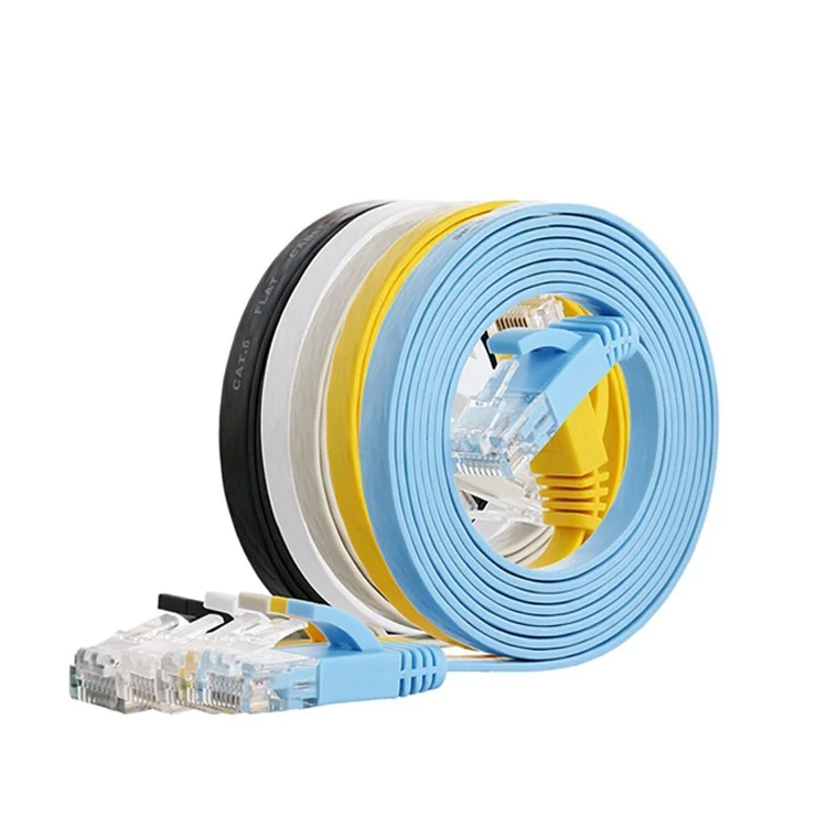 

High quality six interface cable flat cable Cat6 flat cable utp GB rj45 six interface cable FD