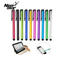10 шт./лот, стилус с емкостным сенсорным экраном для IPad Air Mini 2 3 4 IPhone 4S 5 6 7 Samsung, Универсальный планшетный ПК, смартфон(China)