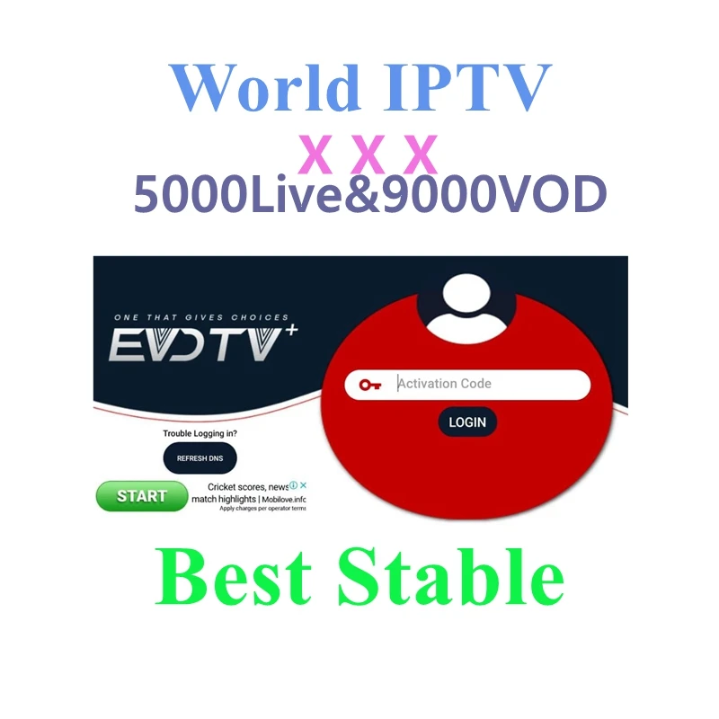 EVOL IPTV UHD 4K ip-телевидение с арабскими каналами сервер подписка 1 месяц код apk EVDTV плюс реселлер панель для взрослых арабский x