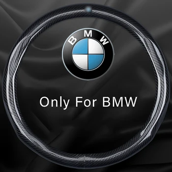 

Carbon Fiber Steering Wheel Cover Universal For BMW X1 X2 X3 X4 X5 X6 X7 1 2 3 5 6 7 Series Anti-slip Fit All Season