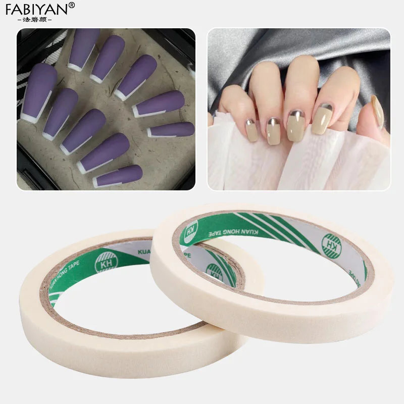 1 Roll Tape Adhesive Pattern Sticker Nail Art Decoration Edge Guide