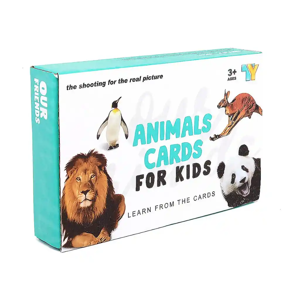 Schede Flash Per I Bambini Dei Capretti Animale Del Bambino Inglese Mandarino Cinese Imparare Studio Educazione Montessori Panda Tigre Pinguino Immagine Aliexpress