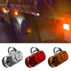 2 Pcs Durable Led Side Marker Lights for Trailer Trucks Caravan Side Clearance Marker Light Lamp Led Lorry Amber Red White ► Photo 2/6