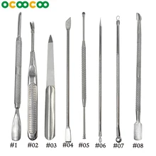1 шт. Профессиональный Толкатель для кутикулы из нержавеющей стали оборудование для дизайна ногтей Идеальный уход для ногтей толкатель для педикюра маникюрные инструменты для дизайна ногтей