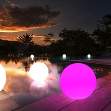 Пульт дистанционного управления светодиодный садовый шар огни наружная газонная лампа сад бассейн 16 цветов водонепроницаемый праздник освещение украшение дома