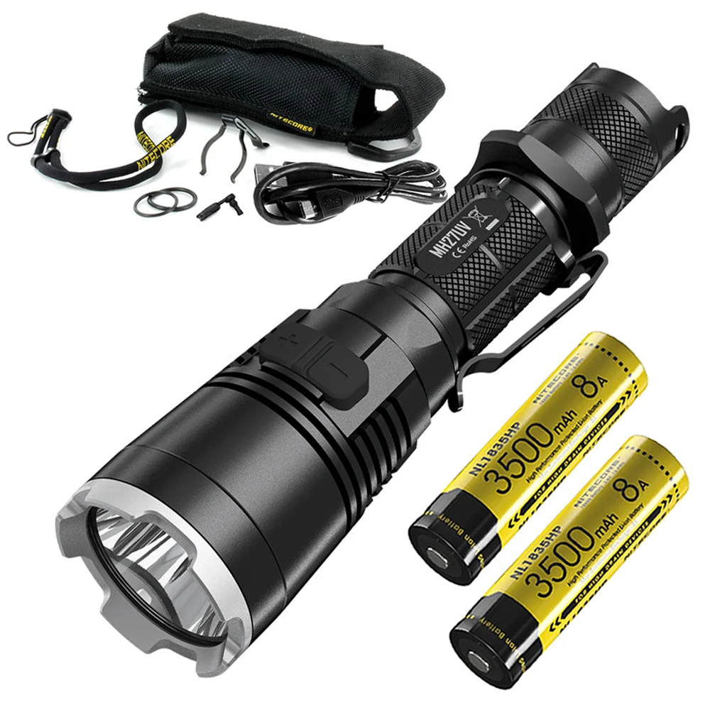 Тактическая лампа-вспышка NITECORE MH27UV яркий светодиодный фонарик V3 1000 нм красный