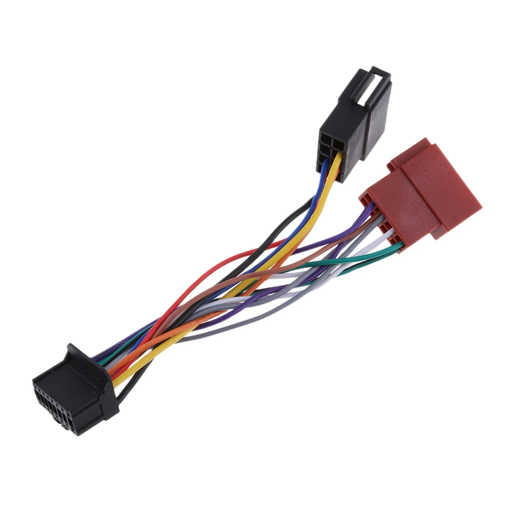 Pioneer auto radio estéreo ISO arnés de cableado Cable adaptador Loom 16 pin|Accesorios GPS|