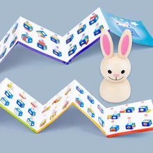 Boîte magique en bois pour bébé lapin, combinaison jour et nuit, développement des enfants, jouets éducatifs, cadeau interactif, Puzzle en bois