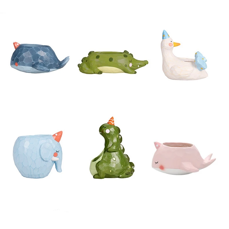 

Succulent Resin Flower Pots Cute Meat Flower Pots Flowerpots Mini Flowerpots Desktop Flowerpots Bonsai Flowerpots Desktop Potted