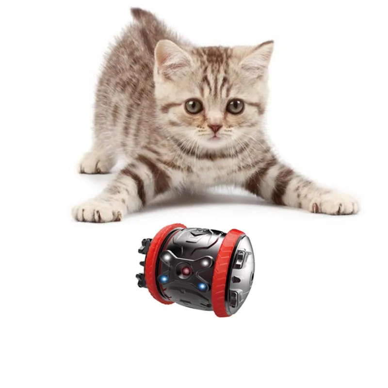 Pet Moving Ball Toy With Remote Multifunctional Dog Indoor Exerciser Toy Cat Smart Ball Toy Pet Interactive Chew Toy