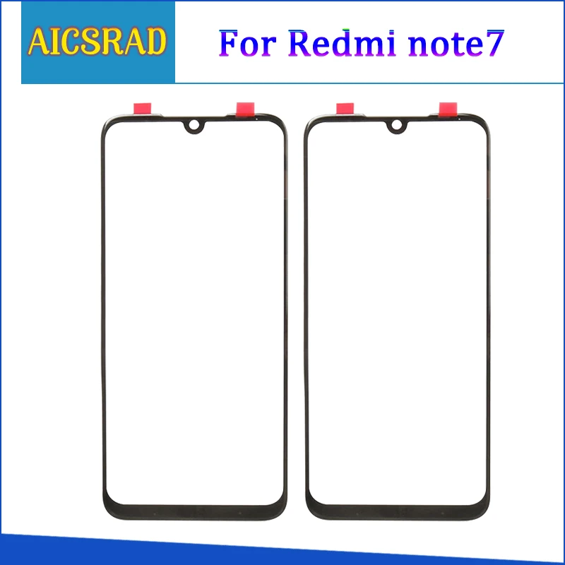 

Note7 Outer Screen For Xiaomi Redmi Note 7 Front Touch Panel LCD Display Screen Out Glass Cover Lens Phone Repair Replace Parts