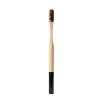 Travel Home Anti Bacterial Household Cylinder Toothbrush Eco Friendly Bamboo Soft Bristles Unisex Portable Adults Cleaning