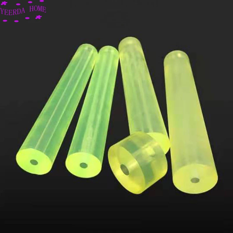 Yellow Polyurethane Hollow Rod Construction Machinery Pu Plastic Bar