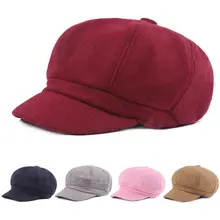 Унисекс Мужчины Женщины Гэтсби Newsboy Hat высокого качества случайные вождения таксиста Hat