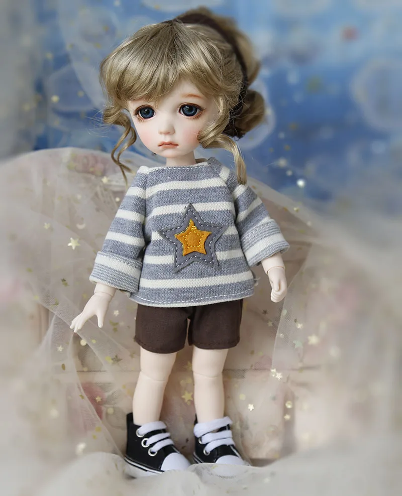 1/6 BJD Детские SD толстовки шорты Повседневный стиль Кукла Одежда Костюм для 30 см кукла аксессуары