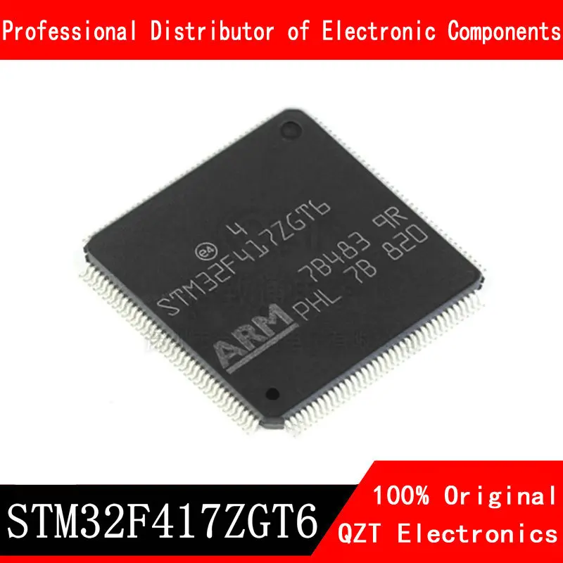 5pcs/lot new original STM32F417ZGT6 STM32F417 LQFP-144 microcontroller MCU In Stock stm32f417vgt6 stm stm32 stm32f stm32f417 stm32f417vg new original ic mcu flash lqfp 100