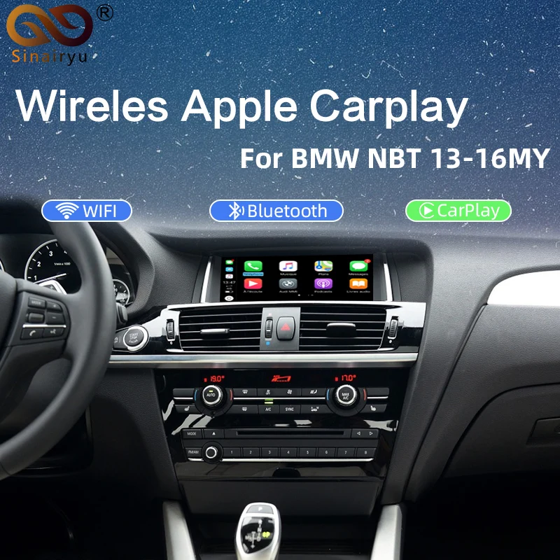 2020 Wireless Apple Carplay Android auto interface For BMW Series 3 F30 F31 F34 Series 4 F32 F33 F36 NBT MuItimedia IOS