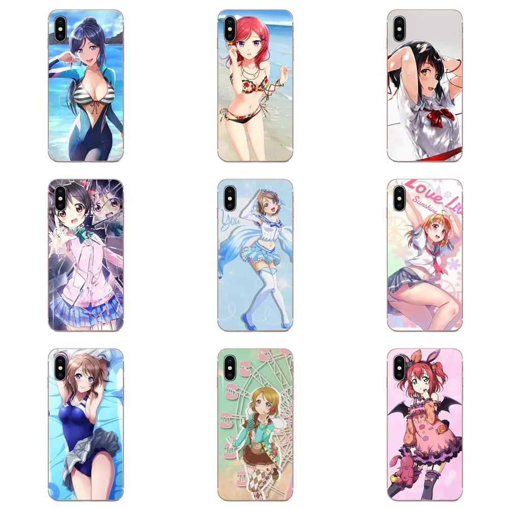 Мягкие чехлы из ТПУ бикини сексуальные Love Live аниме для девочек Xiaomi Redmi Mi 4 7A 9T K20 CC9