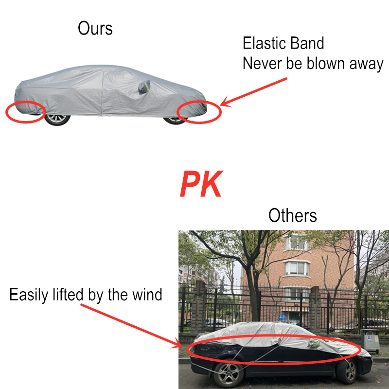 Чехлы для автомобиля водонепроницаемые универсальный размер защита от УФ лучей
