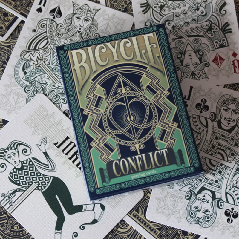 

Bicycle Conflict Playing Cards Deck Poker Size USPCC Collectable Magic Cards New Sealed Magia Props Magic Tricks for Magician