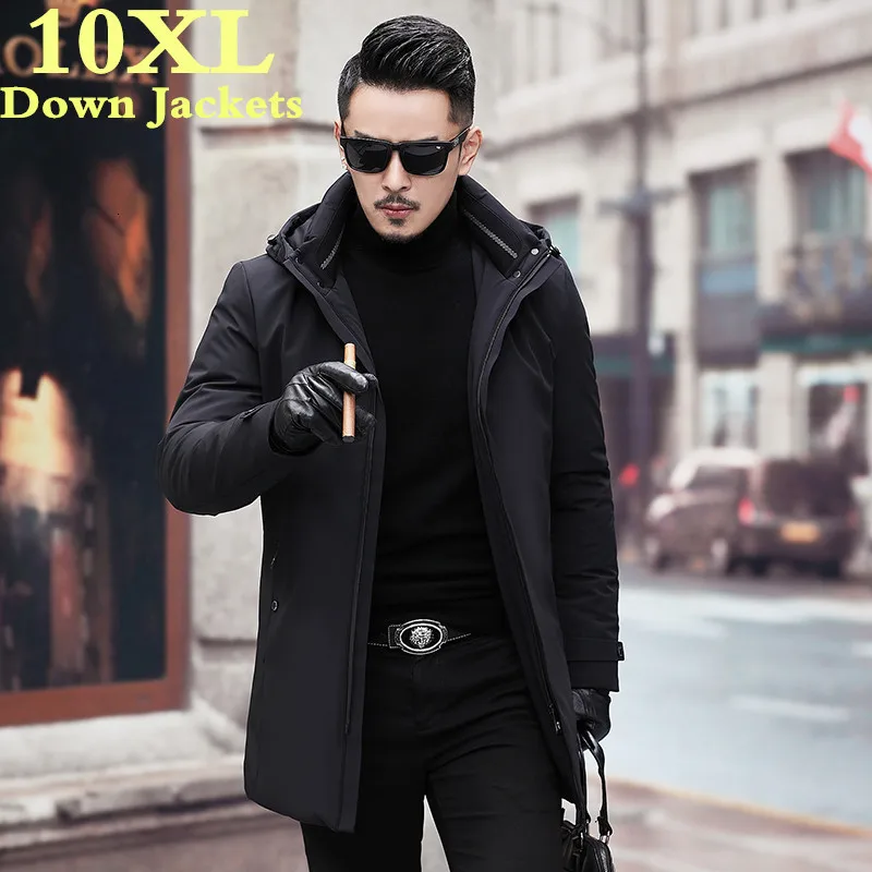 Мужская Длинная зимняя куртка размеры до 10XL 9XL 8XL 7XL | одежда