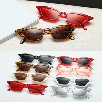 

Top quality Women Small Frame Vintage Cat Eye Sunglasses UV400 Sun Shades Glasses Street Eyewear Trending Sunglasses Wholesale
