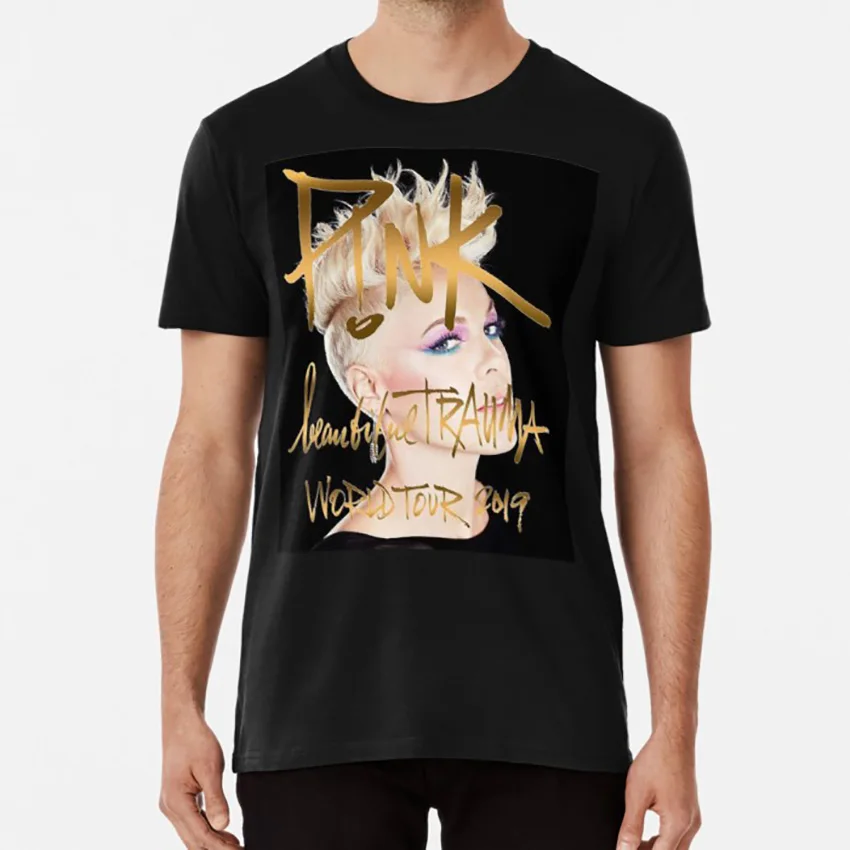 Beautiful Trauma World Tour 2019 T shirt pink beauty trauma revenge beautiful trauma artist music album song p nk singer Oversized Asian Size S~5XL