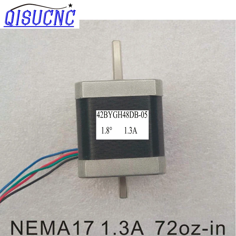

42BYGH stepper motor 48mm 1.3A double shaft engraving machine accessories two-phase stepper motor