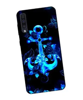 

P023 Boat Anchor Black Silicone Case For Samsung Galaxy A6 A7 A8 A9 A10 A30 A40 A50 A60 A70 A80 A90 5G A20E Plus
