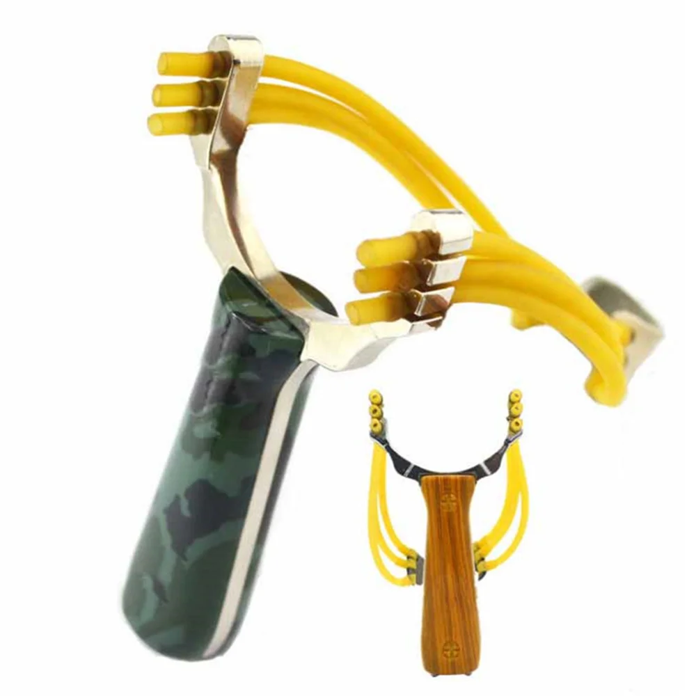 Профессиональный Рогатка Slingshot Sling shot из алюминиевого сплава камуфляжный лук не