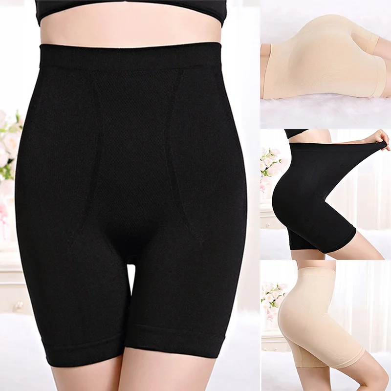Высокая талия лифтинг бедра послеродовой формирования талии утяжки живота формирования брюки анти-светильник шорты безопасности