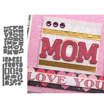 

JC Metal Cutting Dies English Letters Symbol Sign DIY for Scrapbooking Card Make Stencil Craft Knife Mold Mould Model Decoration