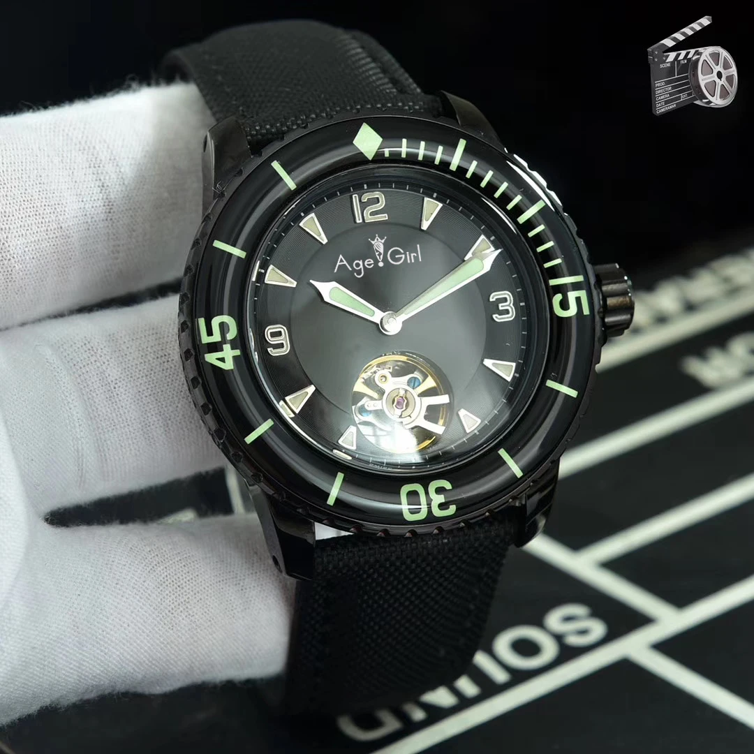 Famous Brand New Men Stainless Steel Sapphire Watch Japanese Automatic Mechanical Ceramic Bezel Gre