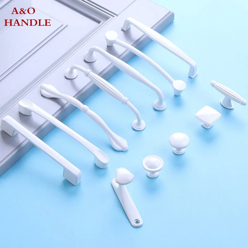 Simplicity Fuji White Kitchen and Furniture Handles