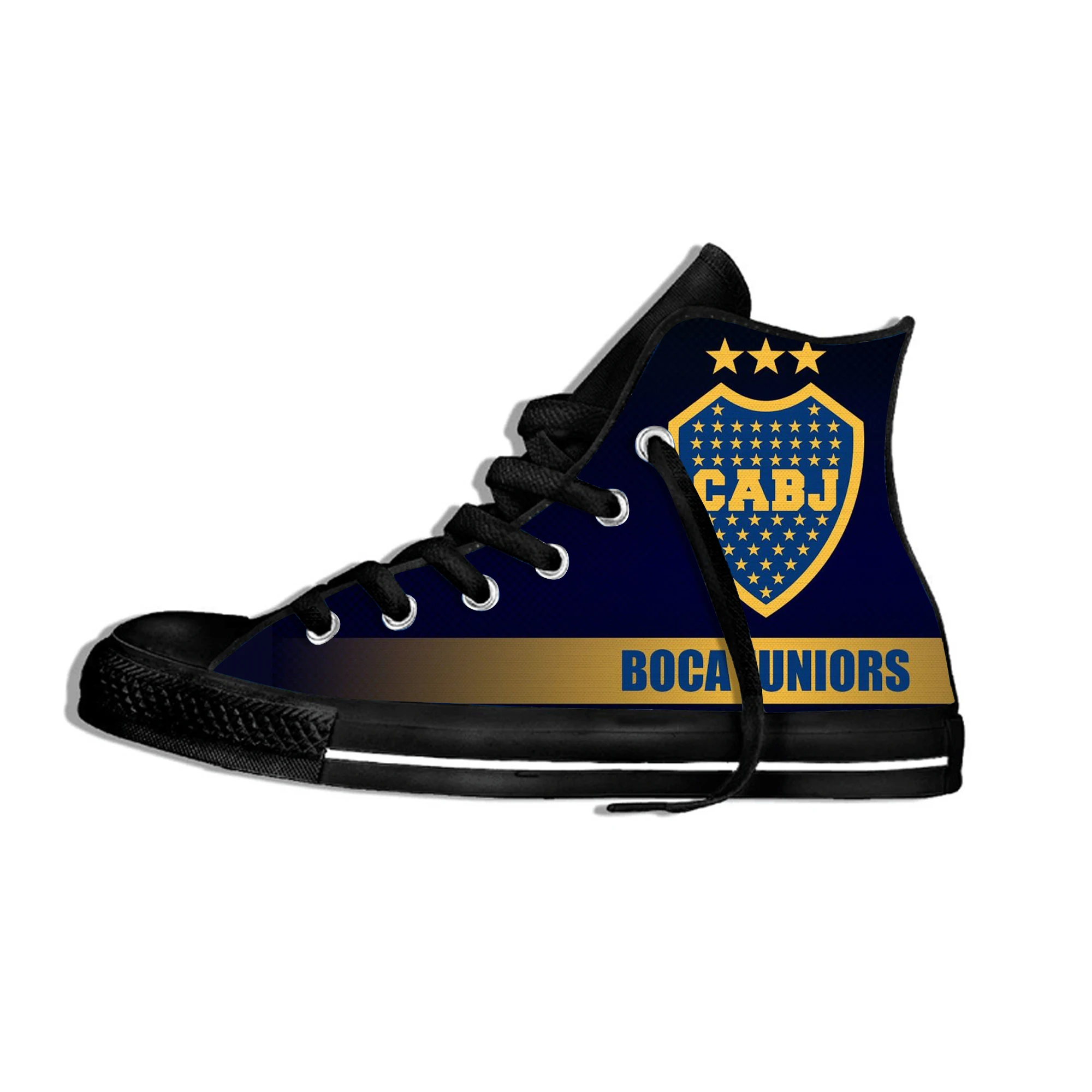 

Boca Juniors Jugador Lightweight Soccer FC Fans Men's/women's Fashion Shoes Football Club Breathable High Top Casual Sneakers