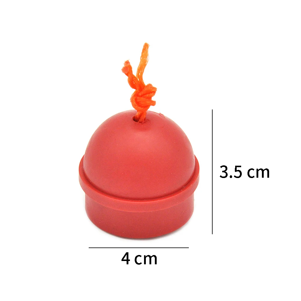 2PCS Billiards Snooker Pool Mini Portable Cue Chalk Holder Rubber Powder Easy Apply Accessories With Rope Cap Sports