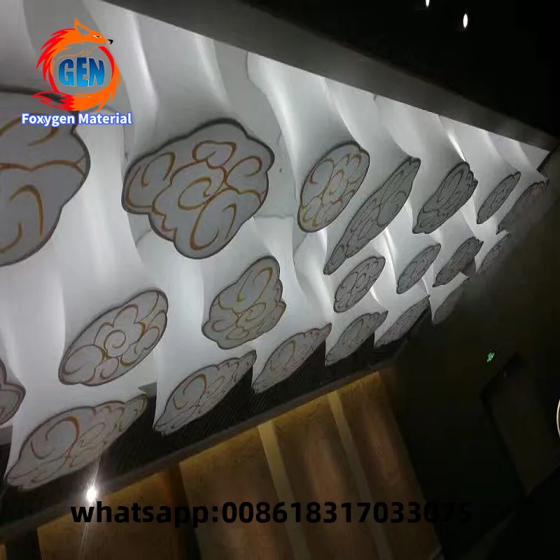 Asli Pabrik Diproduksi Led Tembus Cahaya Plafon Pvc Wallpaper Aliexpress Harga plafon tembus cahaya