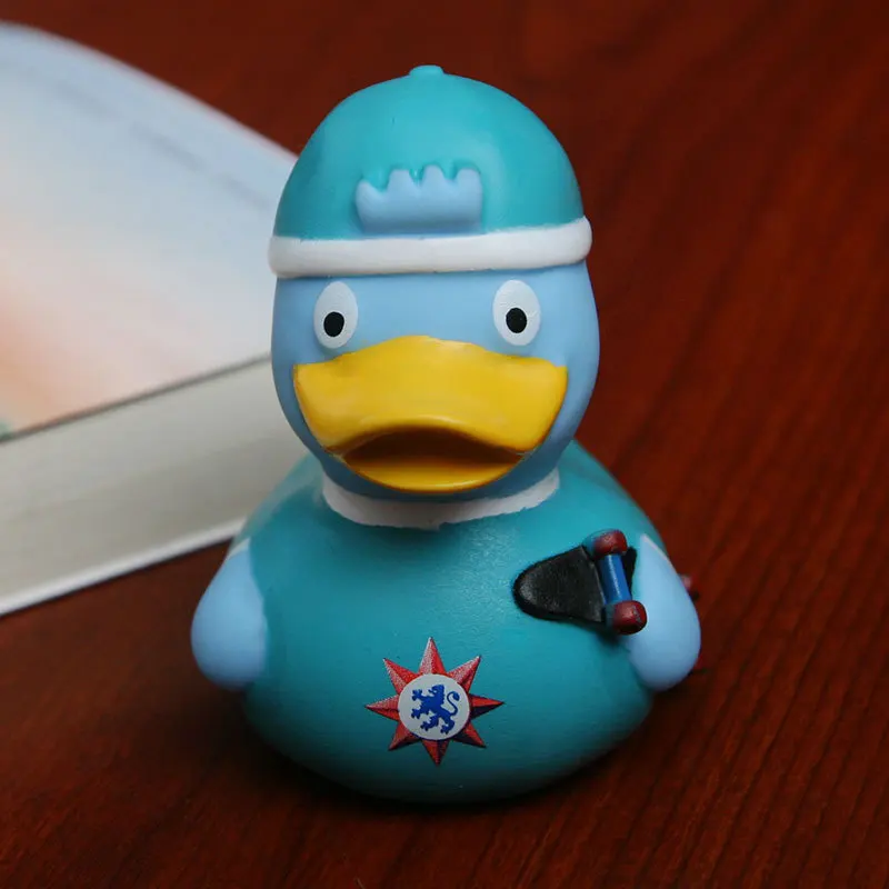Vinyl PVC Bath Duck Baby Bath Floating Pinching Called Sound Making Children Special Education Water Toys Skateboard Duck