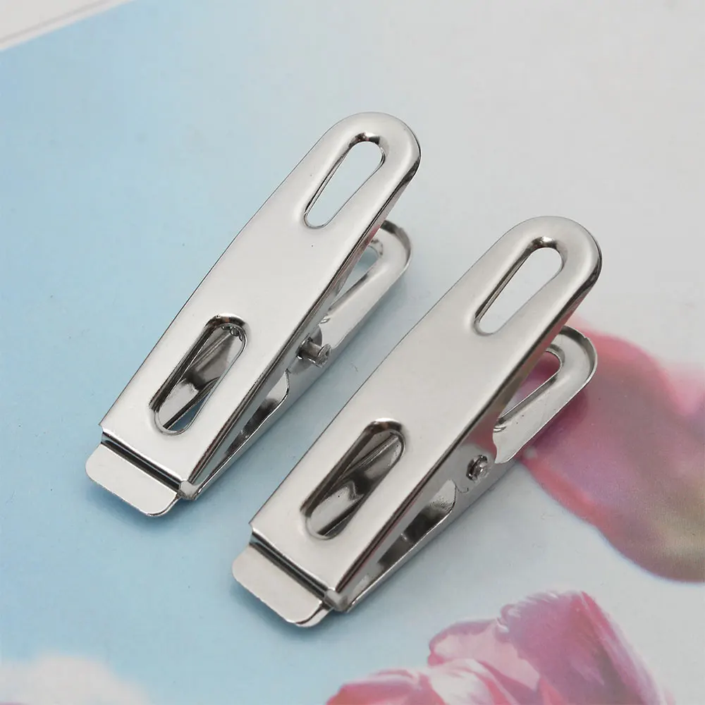 20X METALLO MOLLETTE DA BUCATO Grafette Clip Argento практичный антикоррозийный MOLLETTE DA BUCATO