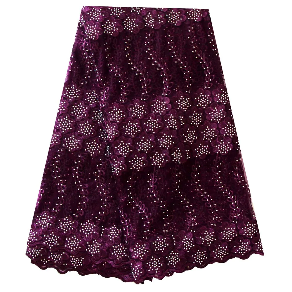 

Nigeria Lace Fabric 2019 High Quality Lace For Party African French Net Lace Fabric Embroidered Tulle Mesh Lace Fabric