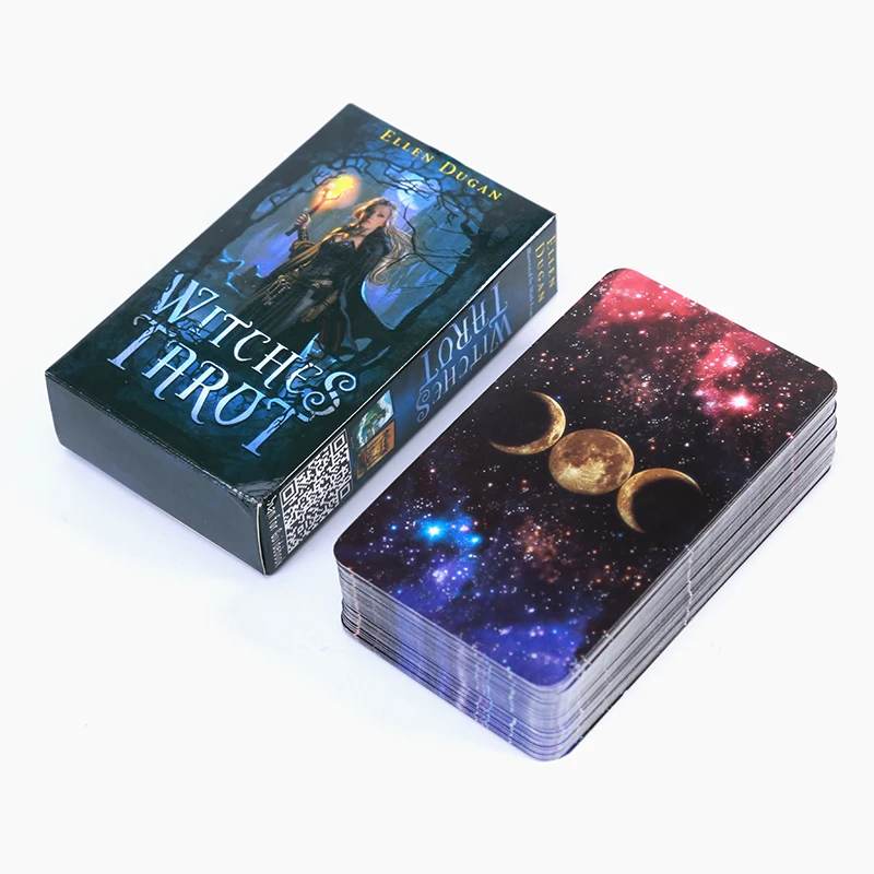 

2020 Witch Tarot Deck 78 Cards Future Fate Indicator Forecasting Cards Gift Table Game Board Game