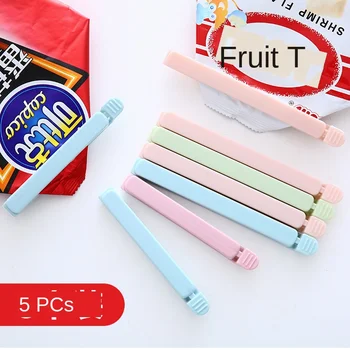 

5 Sealing Clips Snack Food Clips Sealed Bag Sealing Clip Plastic Bag Clip Food Sealing Clip
