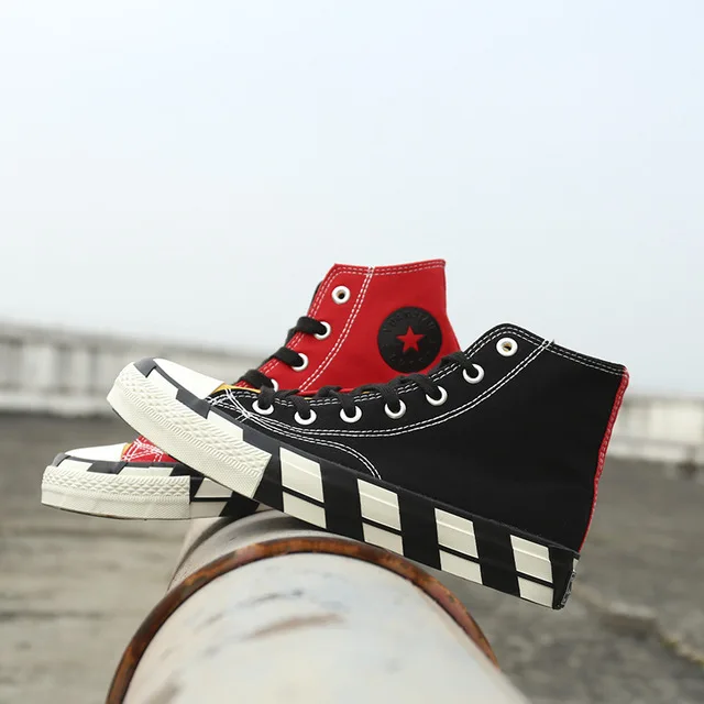 Original authentic all-star unisex skateboard shoes classic comfortable white black canvas canvas shoes new - Цвет: 2