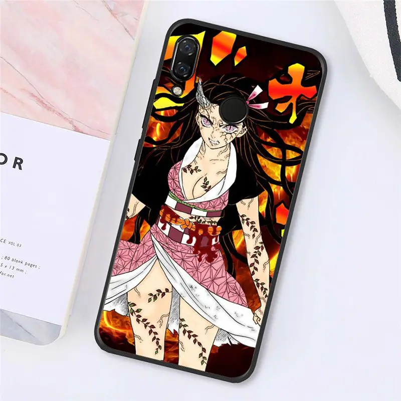 Babaite Anime Demon Slayer Kimetsu no Yaiba Phone Case for Xiaomi Redmi8 4X 6A S2 Go Redmi 5 5Plus Note4 5 7 Note8Pro